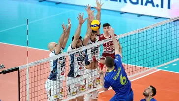 Înfrângere și în retur. Corona Brașov a fost eliminată de Trentino Itas din CEV Cup