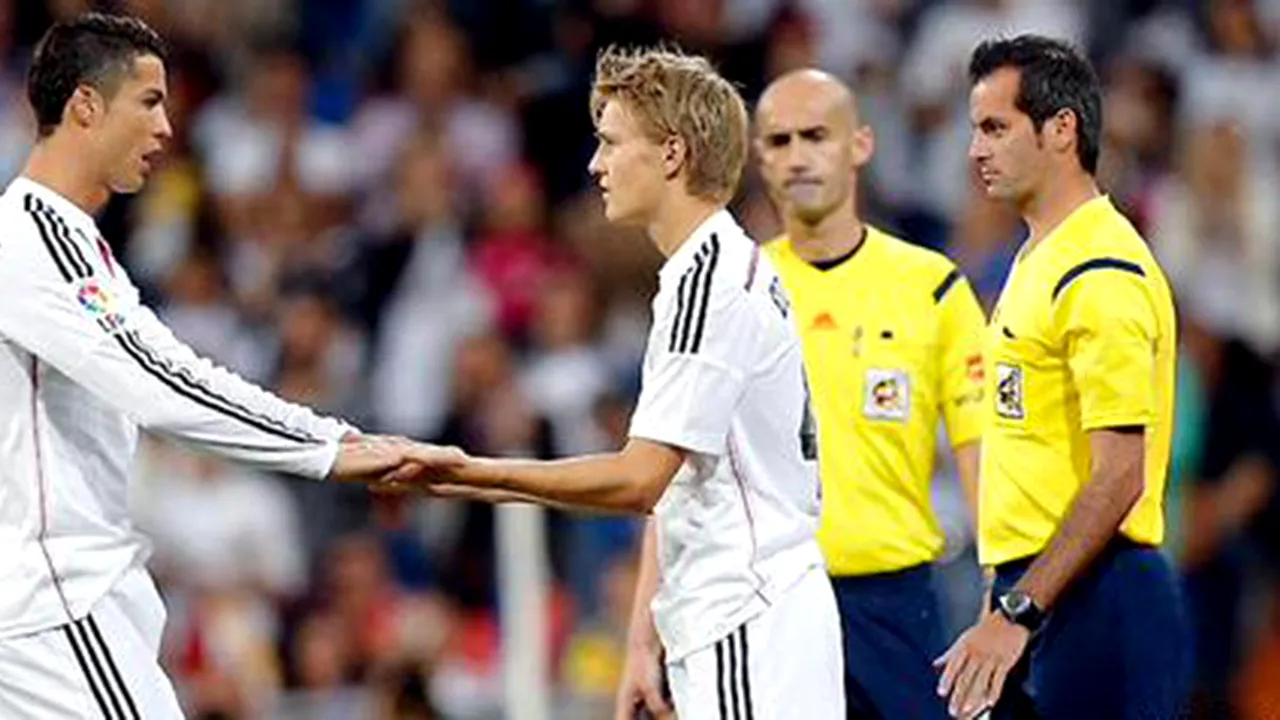 Odegaard, cel mai tânăr debutant din istoria Realului! Puștiul a intrat în locul lui Ronaldo și a reușit un meci perfect
