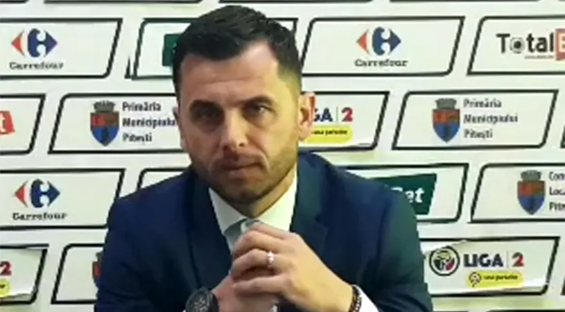 Nicolae Dică trage primele concluzii după numirea la FC Argeș.** 