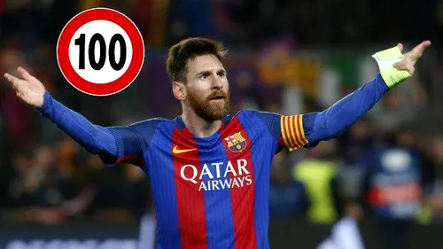 Centenar cu stil! VIDEO | Messi a înscris golul 100 în Europa, din lovitură liberă! Prima reușită a argentinianului a fost tot împotriva unei echipe din Grecia