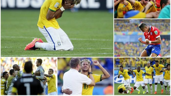 "Drama" de la Belo Horizonte a făcut "victime" și la Wimbledon. GALERIE FOTO | Imagini emoționante de la victoria Braziliei cu Chile