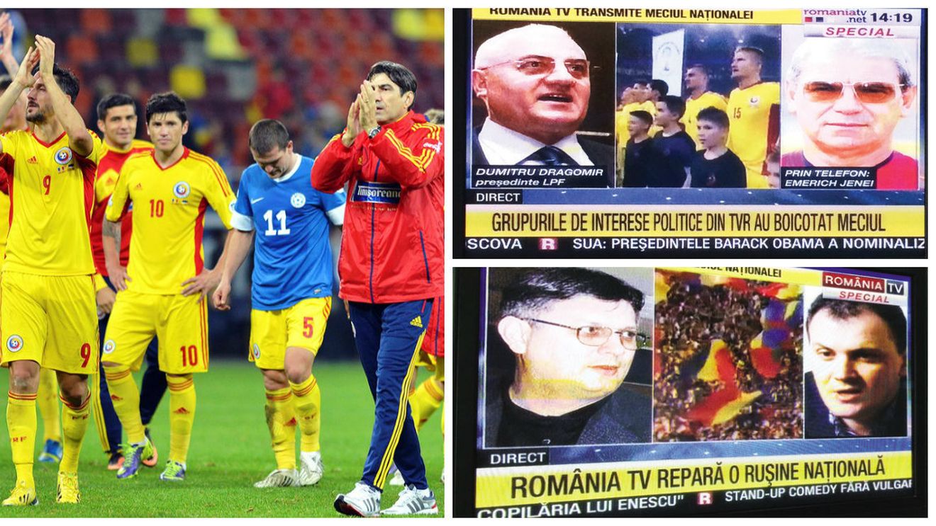 România de nișă! Barajul cu Grecia se vede pe România TV, TVR caută un țap ispășitor