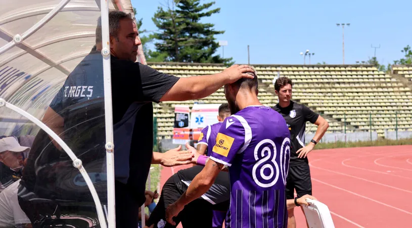 Alexandru Pelici, concluziile cantonamentului de vară. Campionii FC Argeș pregătește aducerea unui mijlocaș: ”Am discutat, suntem de acord”