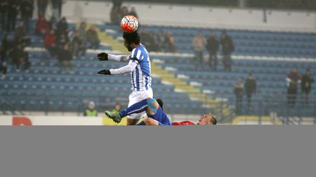 CSMS Iași - Pandurii 1-0. Eroarea lui Marius Avram a decis meciul: penalty acordat pentru un fault în afara careului