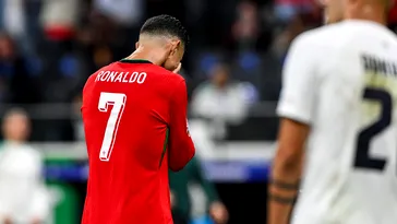 Imagini dramatice: Cristiano Ronaldo a clacat psihic! A început să plângă în hohote în timpul meciului Portugalia – Slovenia de la EURO, iar coechipierii nu l-au putut consola