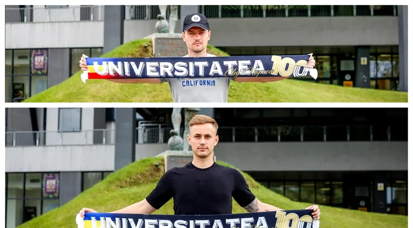 Ce au spus Laurențiu Rus și Vlad Muțiu după ce au semnat cu ”U” Cluj. Cei doi foști dinamoviști sunt primele achiziții ale ardelenilor pentru noua ediție a Ligii 2