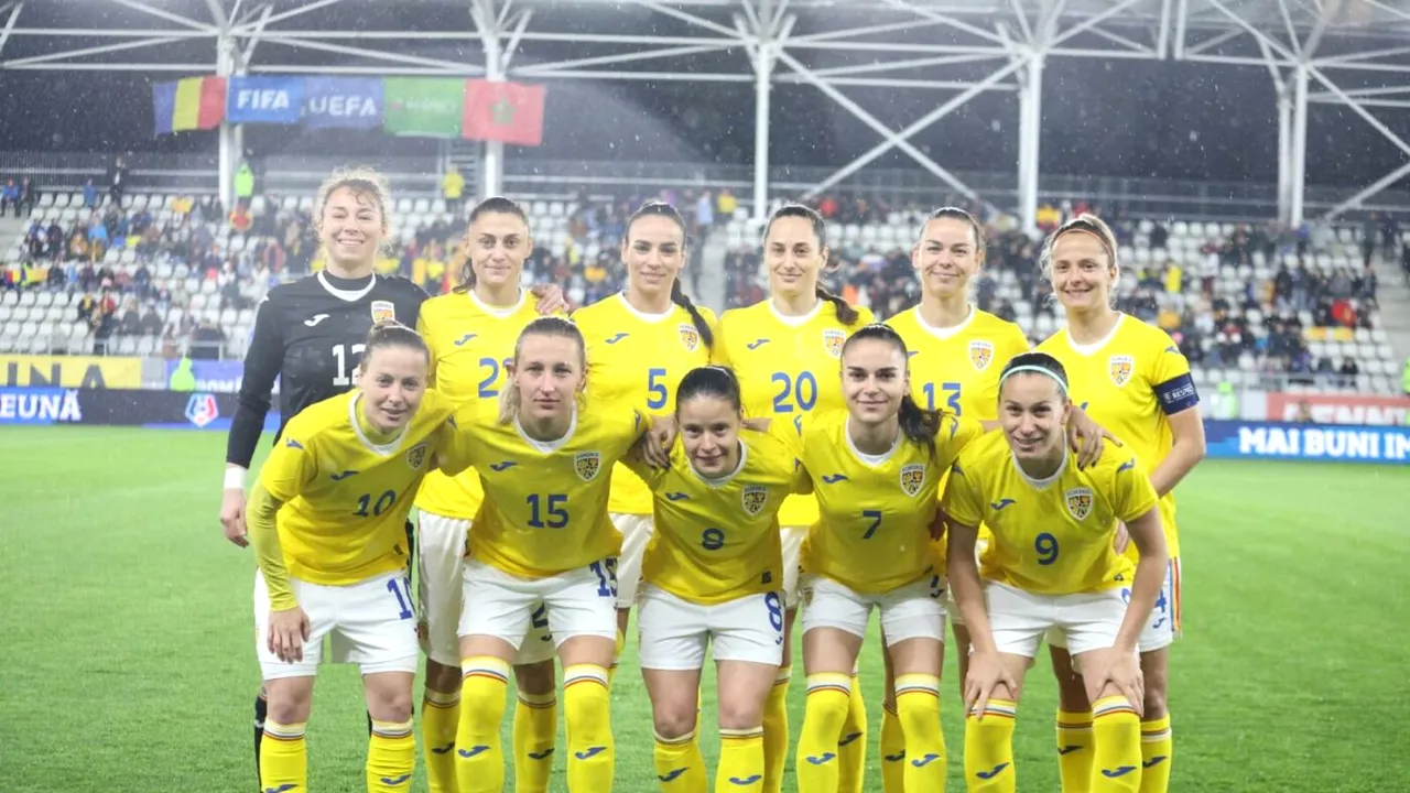 România - Maroc 1-0! Victorie pentru reprezentativa feminină condusă de Cristi Dulca