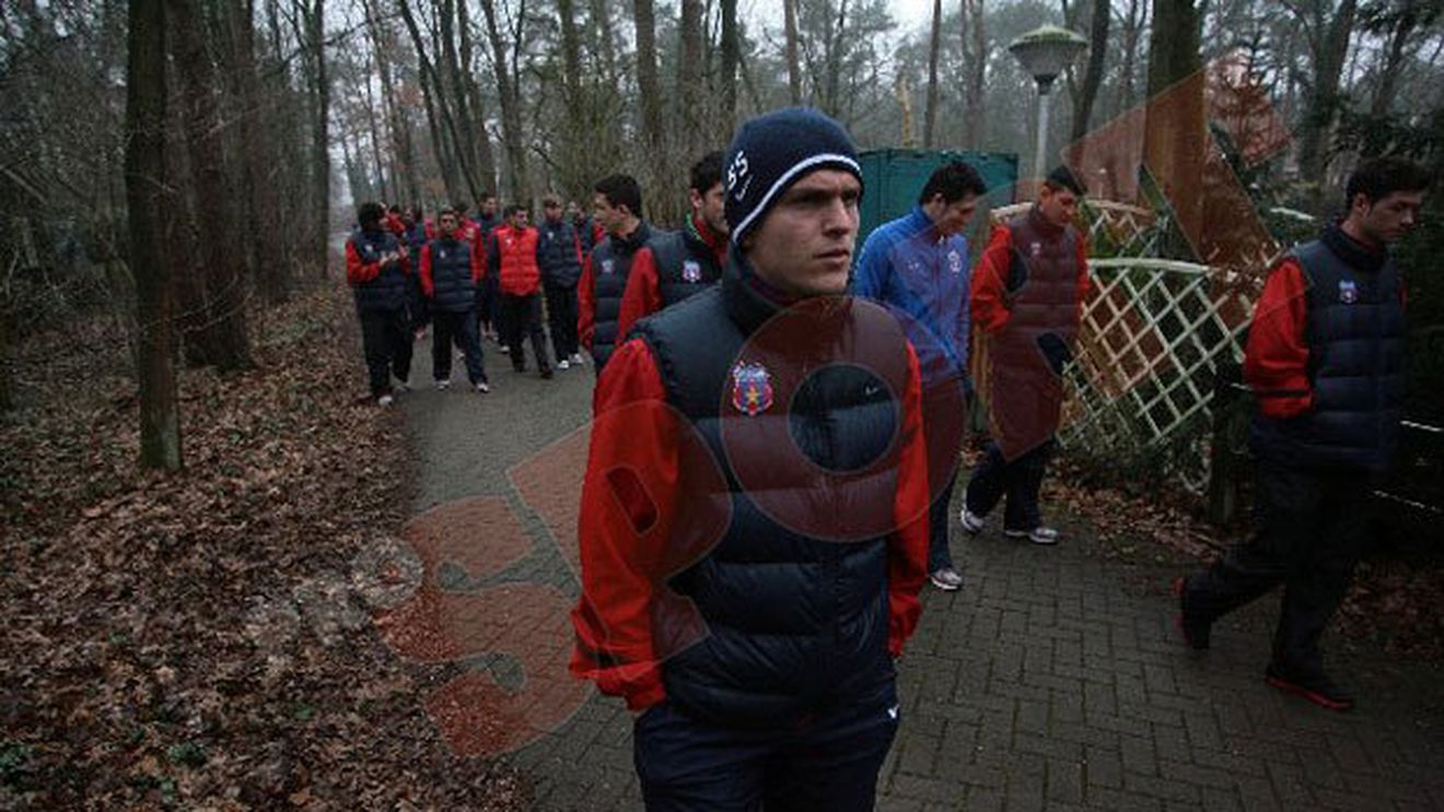 FOTO Steaua, la pas în Enschede!** Jucătorii s-au plimbat prin oraș