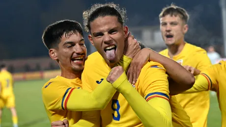 ”Slătineanul” Atanas Trică, marcator pentru România U20 în remizat de la Târgoviște cu Portugalia. Curelea a utilizat trei din cei cinci jucători convocați din Liga 2