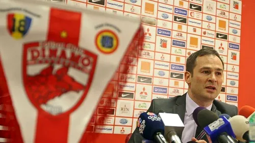 „Până vineri decidem cine va fi noul antrenor, nu ne grăbim!” Care sunt obiectivele lui Dinamo în următorii doi ani