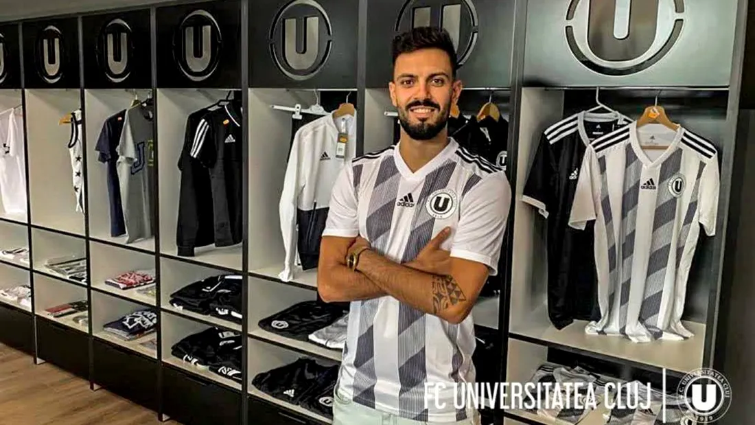 ”U” Cluj, la al nouălea transfer. Ardelenii au adus un portughez crescut de FC Porto