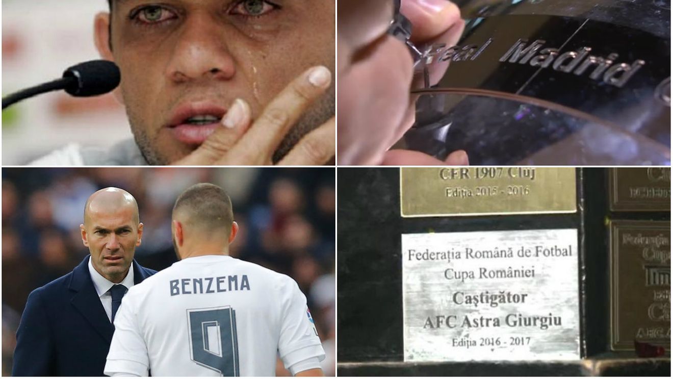Cum ar fi arătat finala Champions League în fotbalul românesc. Dani Alves: "Dacă mi-am dorit ceva în viață e ca Real să nu ia Liga!" Zidane: "Ronaldo, dacă talent, orice..." De ce l-a înjurat Benzema pe Zizou și de ce își schimbă Juve emblema :)