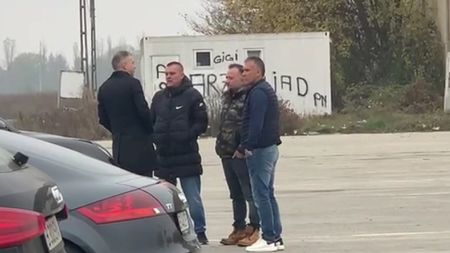 Edi Iordănescu, întâlnire emoționantă la baza din Berceni! A fost așteptat de liderul galeriei FCSB | VIDEO&FOTO