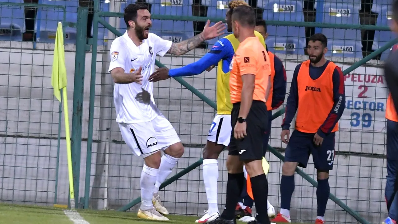 Aurelian Chițu, gol în Liga 1 după mai bine de trei ani: „Și eu sunt surprins!”. Reacția lui Valentin Cojocaru, accidentat în Chindia - Viitorul