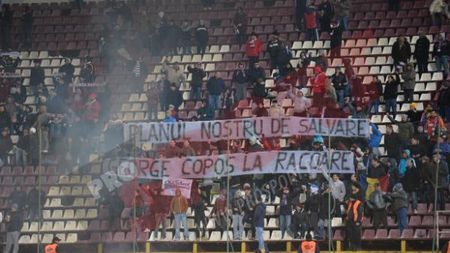 Rapidiștii au avut un șef de galerie inedit la meciul cu Oțelul! Un fost angajat al lui Copos a condus scandările din peluză