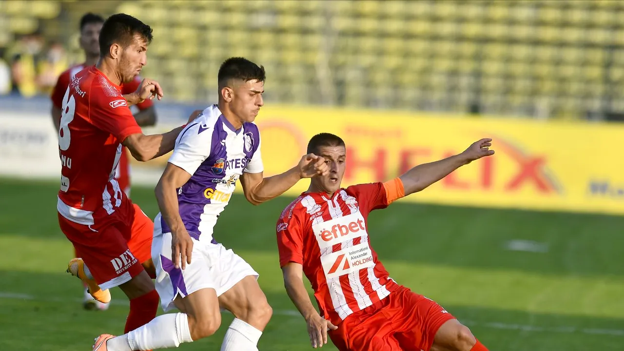 FC Argeș - UTA Arad 1-1. Două goluri superbe la Pitești! Echipa lui Ionuț Badea, la primul punct în Liga 1 | Live Video Online în etapa 3 din Liga 1