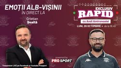 „EXCLUSIV RAPID” revine astăzi! Cristian Șoaita, invitat după înfrângerea dură din derby-ul cu FCSB