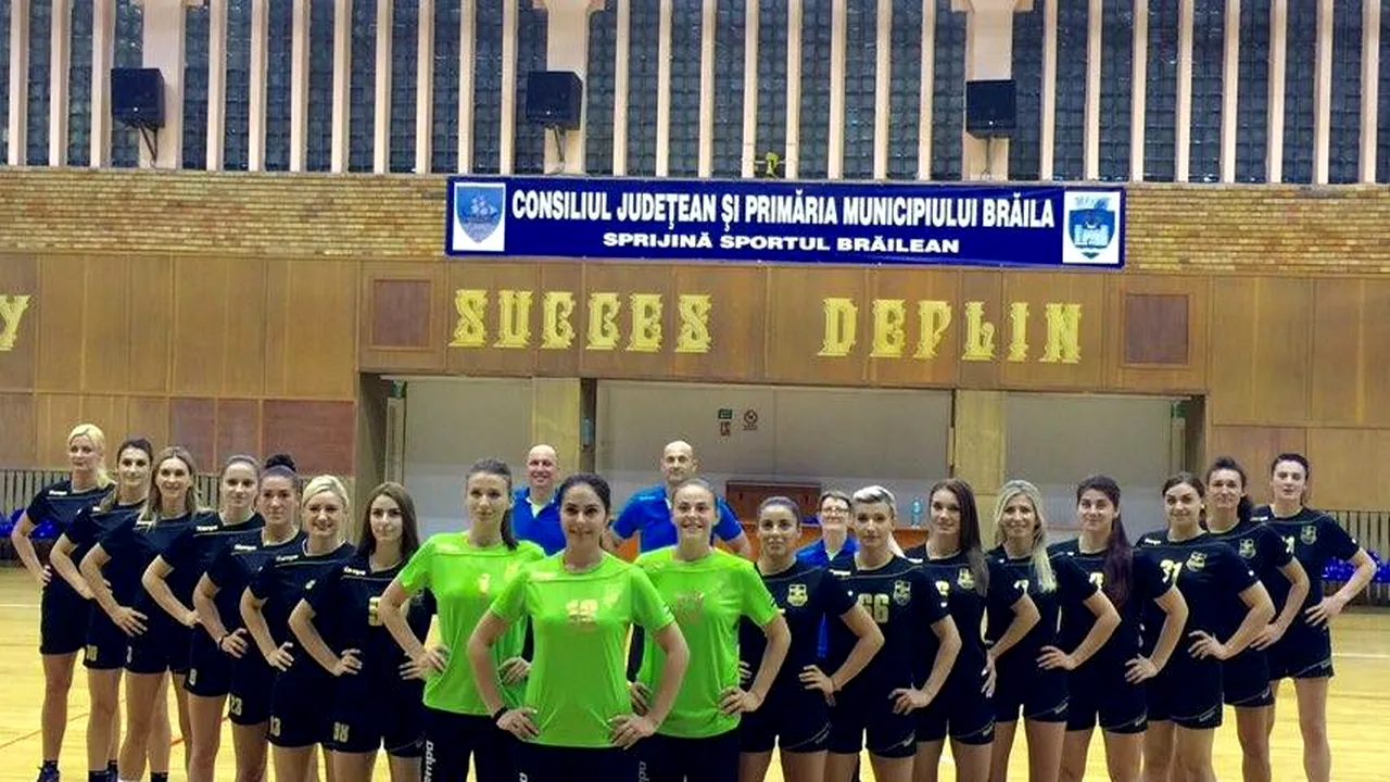 Adversarele celor patru echipe românești calificate în turul 2 al Cupei EHF la handbal feminin. Dunărea Brăila a trecut de primul tur după o dublă victorie la diferență de 57 de goluri