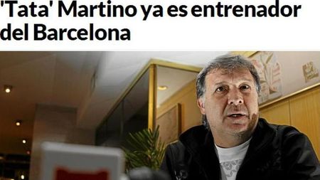 "Tata" Martino, noul antrenor al Barcei! Argentinianul a semnat pe trei sezoane