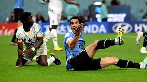 Edinson Cavani, plin de nervi după ce Uruguay a fost eliminată de la Cupa Mondială! Gestul care a șocat pe toată lumea