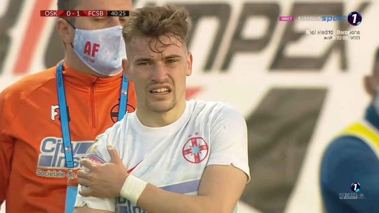 Propunere pentru Toni Petrea! Cine ar putea să-l înlocuiască pe Darius Olaru la FCSB, după ce mijlocașul s-a accidentat: „E fără plămâni!”