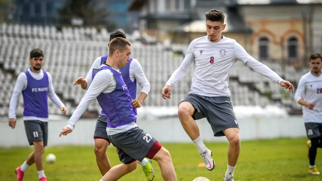 FOTO | Reveniri importante la Rapid, chiar înaintea meciului cu ”FC U” Craiova. Trei fotbaliști s-au întors la antrenamente