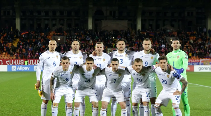 Pe ce loc a ajuns România în clasamentul FIFA după eșecul rușinos cu Armenia
