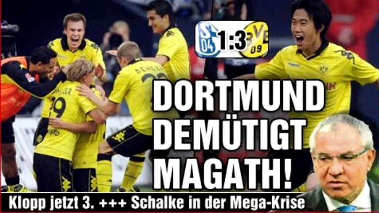 VIDEO** Deac, Huntelaar și Raul, umiliți de Borussia Dortmund!