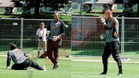 FOTO DE SENZAȚIE** Lobonț i-a arătat lui Curci cum l-a făcut Bute K.O. pe Mendy! VEZI ce abilități are "Pisica"