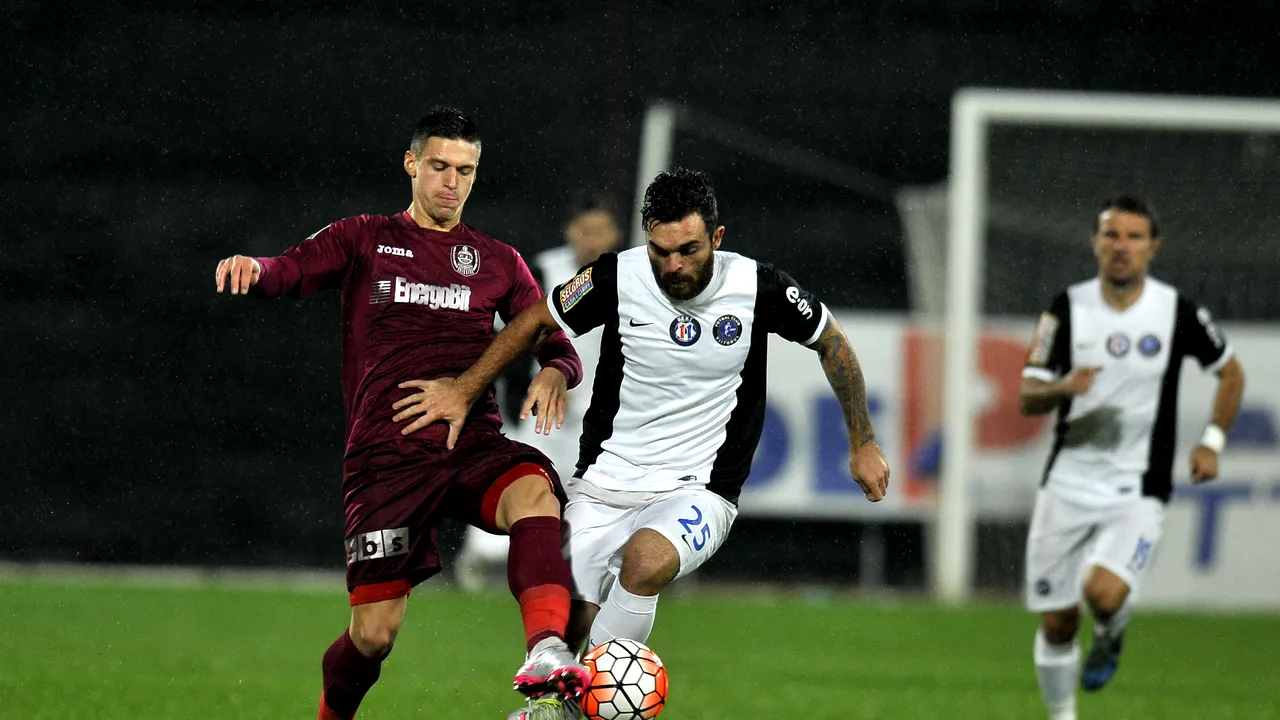 Viitorul - CFR Cluj 2-1. Echipa lui Hagi a câștigat după două lovituri de la 11 metri