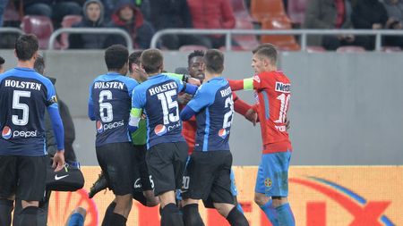 FOTO | Gnohere și-a lăsat echipa la greu și ratează meciul cu CFR Cluj. Verdictul lui Cristi Balaj, după ce Colțescu l-a eliminat direct pe vârful francez