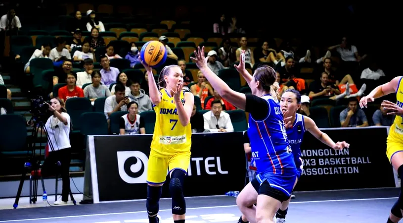 Locul trei în Mongolia pentru naționala feminină de baschet 3x3! Eșec în semifinale contra Franței pe care am învins-o în grupele competiției