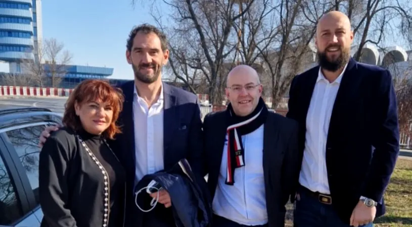 Fostul mare baschetbalist spaniol Jorge Garbajosa, vizită-fulger la București! De ce a sosit | EXCLUSIV