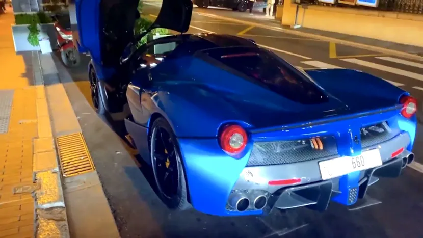 Un valet a accidentat un Ferrari de 3 milioane de lire sterline, în fața proprietarului său, în Monaco