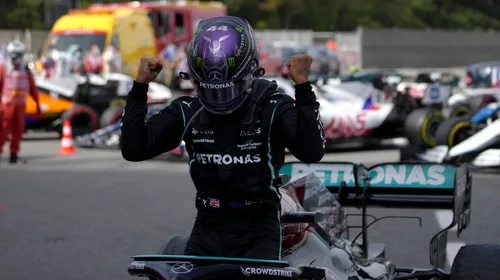 Lewis Hamilton a făcut din nou senzație și a câștigat Marele Premiu al Formula 1 din Spaniai. Max Verstappen, aproape de o mare victorie | VIDEO