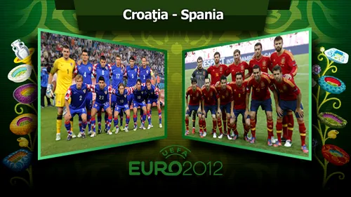 Croații au visat frumos!** Croația - Spania 0-1! Ibericii merg în sferturi alături de italieni