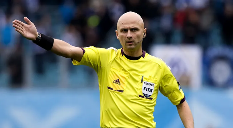 UEFA a anunțat brigada de arbitri de la România - Elveția. 