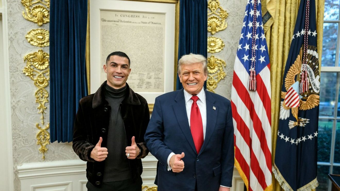 S-a aflat ce cadou i-a dat Donald Trump lui Cristiano Ronaldo la Casa Albă