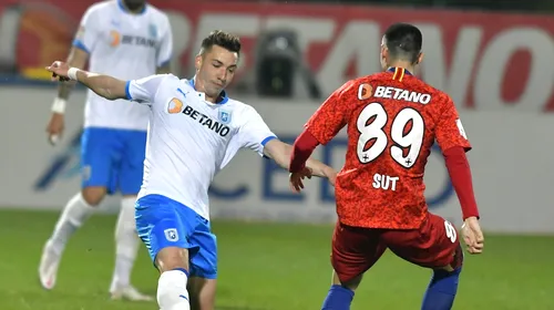 FCSB – Universitatea Craiova 0-0. Oltenii au trecut pe lângă o victorie mare la Giurgiu! Andrei Vlad, eroul roș-albaștrilor
