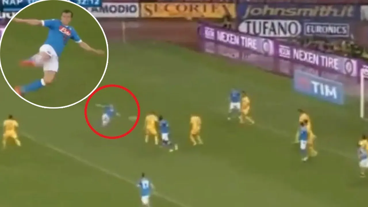 VIDEO | Execuție spectaculoasă pentru Chiricheș, în ultimul meci al sezonului la Napoli. Românul a încercat să înscrie cu o foarfecă laterală