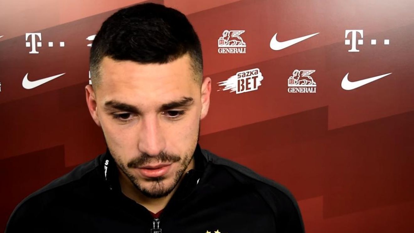 Eroul nemulțumit. Stanciu și-a criticat colegii după remiza din derby-ul orașului Praga: "Nu e normal să conduci cu 3-0 și să fii egalat!"