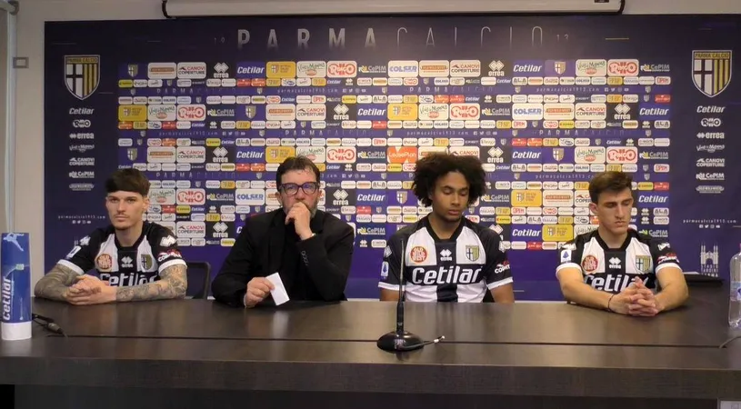 Dennis Man, prezentat oficial la Parma: „Adrian Mutu este modelul meu, idolul copilăriei!” VIDEO