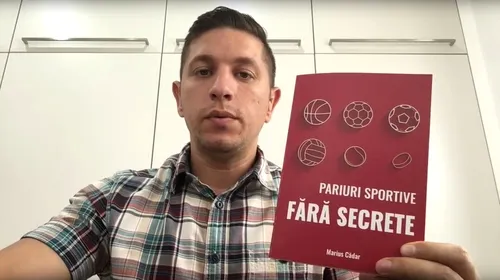 Obține gratuit cartea „Pariuri Sportive Fără Secrete” (99 RON) scrisă de Cădar Marius
