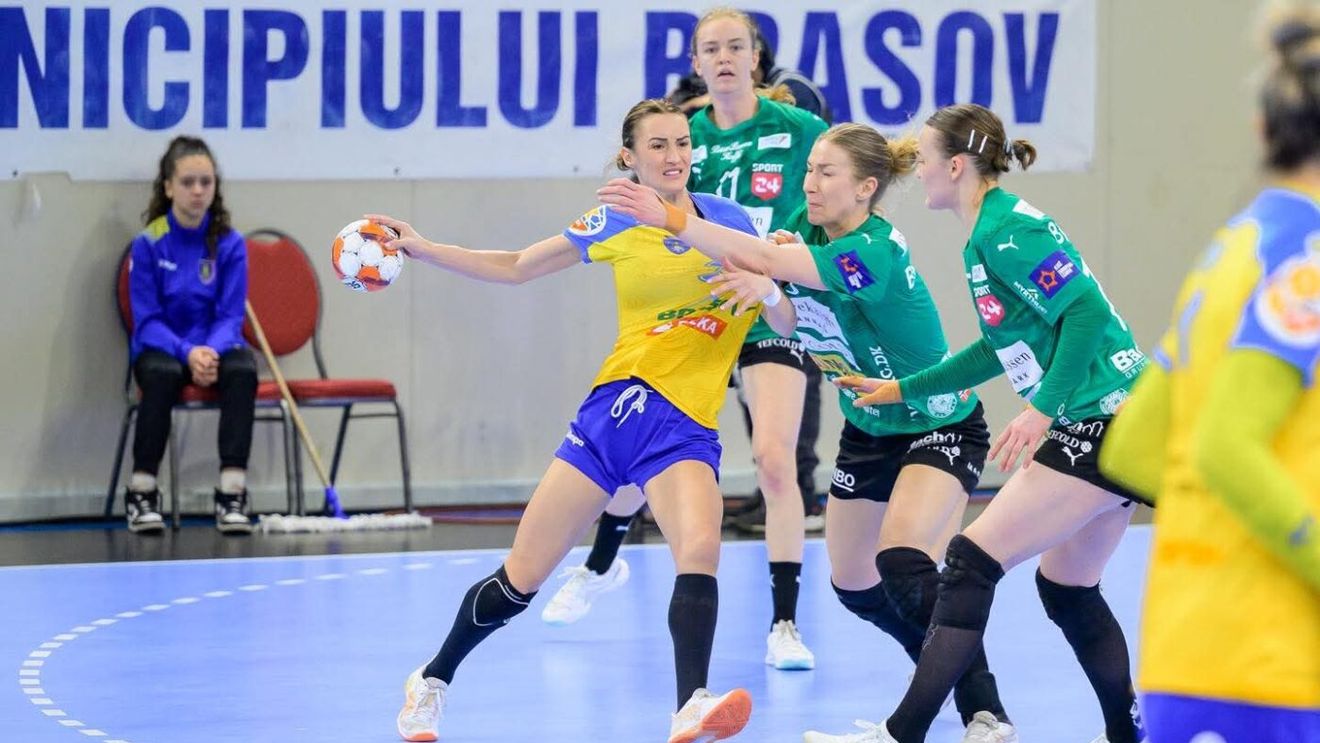 Calificare compromisă! Corona Brașov, prestație palidă cu Viborg în EHF European League