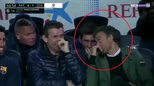 Mascherano a fost ținta glumelor pe banca Barcelonei după primul său gol. FOTO Toți au izbucnit în râs după dialogul dintre Messi și Luis Enrique
