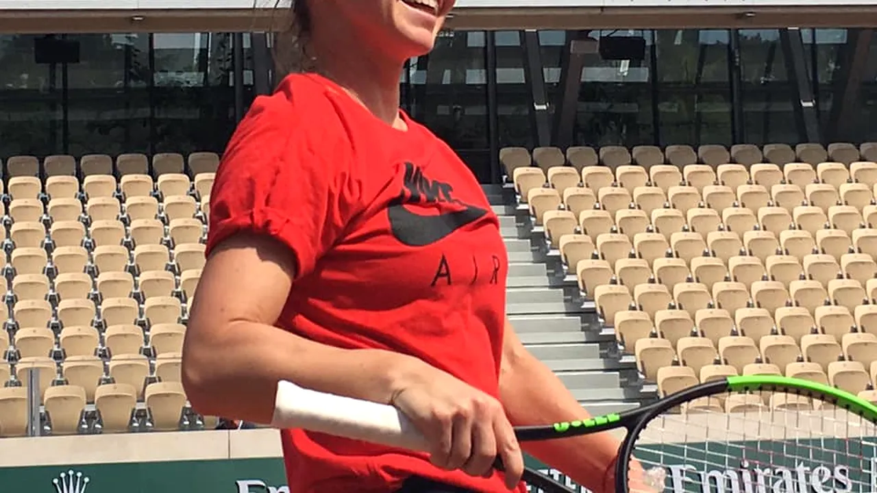 Roland Garros 2019: Simona și Simonne. ProSport a urmărit-o pe Halep la primul antrenament pe cea mai nouă arenă de la French Open. 1 la 5, 