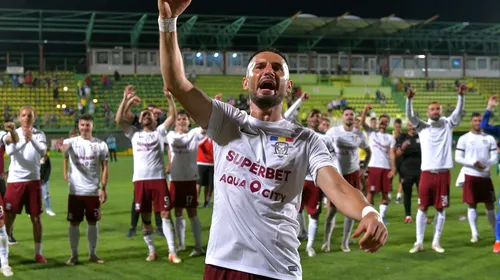 Dragoș Grigore, după primul gol marcat în tricoul Rapidului: „Trebuie să rămânem cu picioarele pe pământ!”. Fundașul nu mai marcase de 7 ani în Liga 1