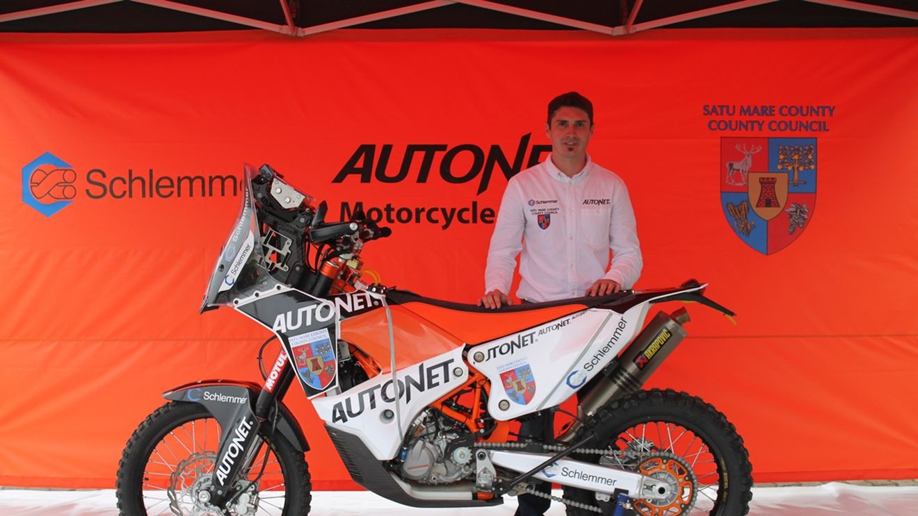 Emanuel Gyenes, locul 17 în etapa a zecea a raliului Dakar 2016, la clasa moto