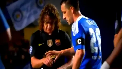 VIDEO Faza serii în UCL!** Puyol: Mă doare mâna! Terry: Dă-mi să te ajut ! :)