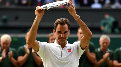 Roger Federer, răpus de efort după finala epică de la Wimbledon: „Nu pot să cred”. Elvețianul a anunțat că va lua o pauză